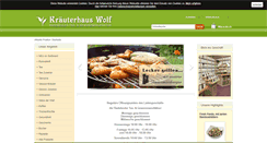 Desktop Screenshot of kraeuterhaus-wolf.de